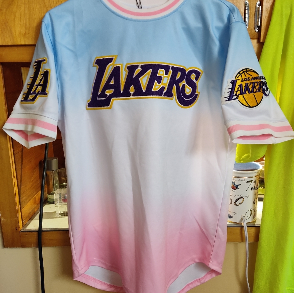 Men's sz L Pro Standard NBA LAKERS Short Sleeve Shirt - NWT